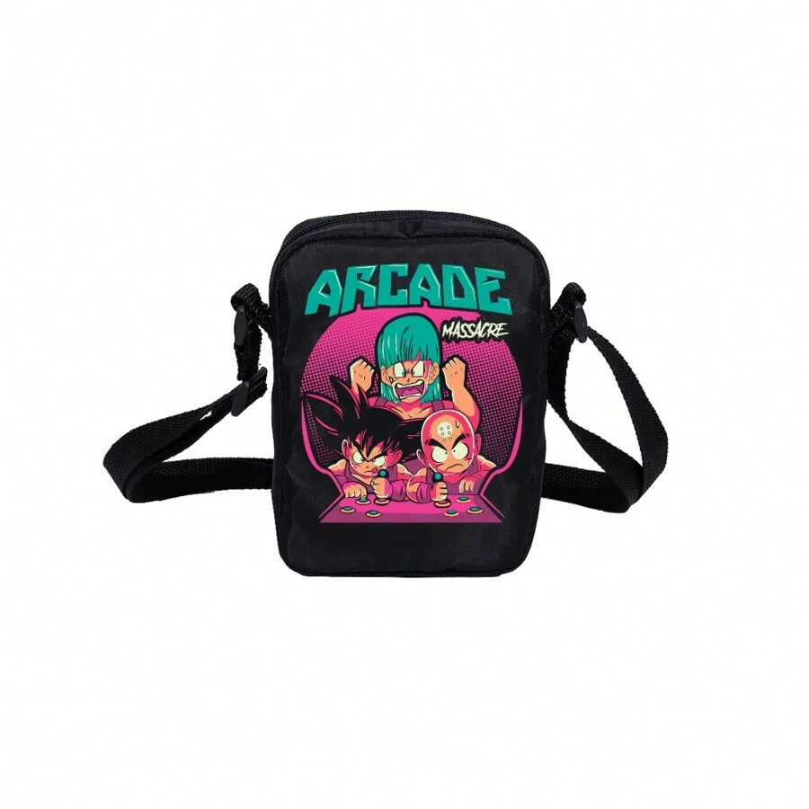 Unisex Children's Crossbody Shoulder Bag With "Arcade" Prints - 彩色 - 查看 1