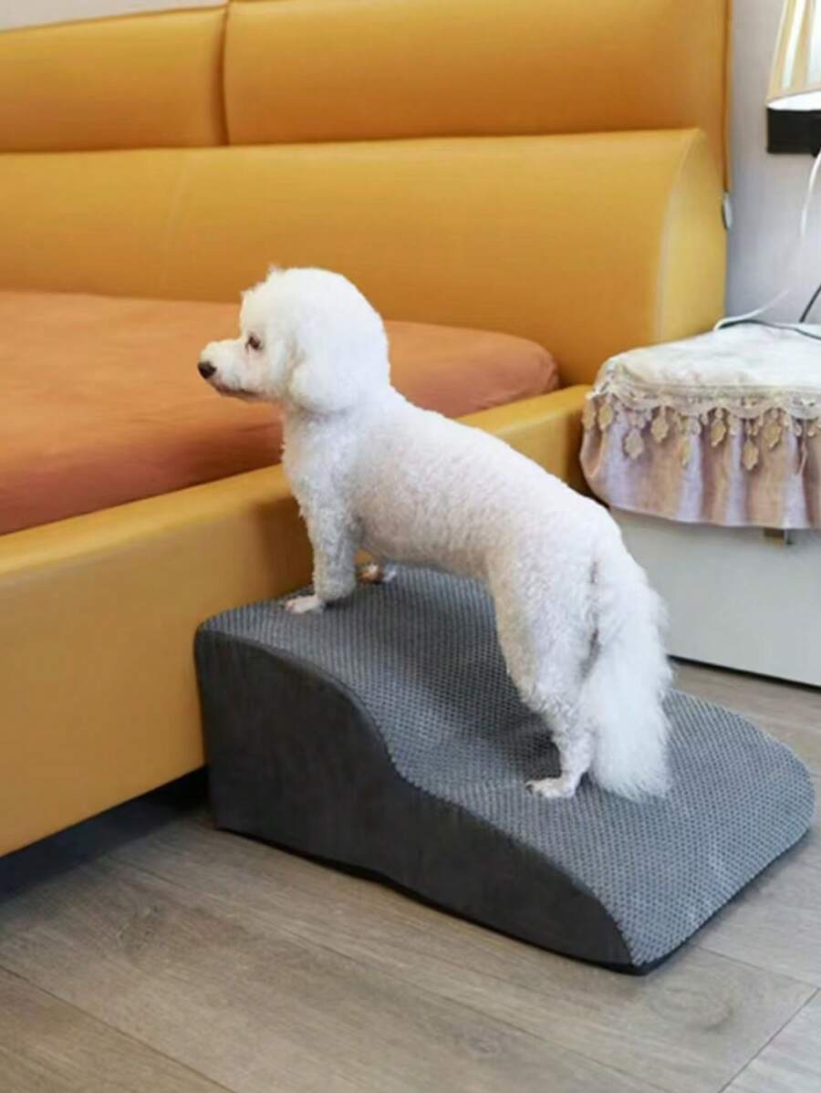 Escaleras para mascotas, escalera de escalada esponjosa, escaleras para cama y sofá de gatos y perros - Gris - Ver 1