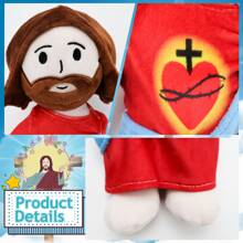 Decoración navideña Peluche de Jesús Decoración Cojín Sofá Regalo de Navidad