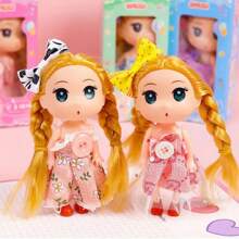 1 hộp búp bê công chúa, được thiết kế như một món quà móc chìa khóa, mẫu thiết kế ngẫu nhiên không hiển thị trong hình ảnh chính - Nhiều màu - Xem 8