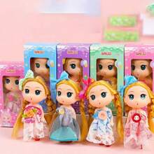 1 hộp búp bê công chúa, được thiết kế như một món quà móc chìa khóa, mẫu thiết kế ngẫu nhiên không hiển thị trong hình ảnh chính - Nhiều màu - Xem 6