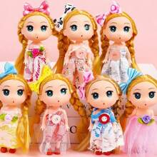 1 hộp búp bê công chúa, được thiết kế như một món quà móc chìa khóa, mẫu thiết kế ngẫu nhiên không hiển thị trong hình ảnh chính - Nhiều màu - Xem 2