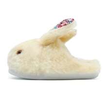 Women Bunny Slippers Cartoon Rabbit Slippers, Fluffy Plush Animal Slippers Winter Indoor Outdoor Slippers Warm Cozy Comfy Home Floor Slipper Shoes - 米色 - 查看 3