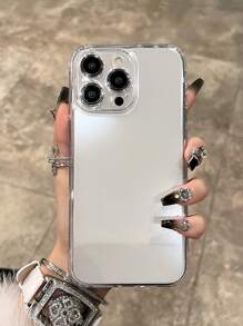 Minimalistisches, hochwertiges, vollständig abdeckendes transparentes Handyhülle kompatibel mit iPhone 16 Pro Max/16/16 Pro/16 Plus/11/15/15 Pro/15 Pro Max/12/13/14 Pro Max/XS/XR/11 Pro/11 Pro Max/12 Pro/12 Pro Max/13 Pro/13 Pro Max/7 Plus/14 Pro/14 Pro Max/14 Plus/7 Plus/8 Plus/8/SE2/12 Mini/13 Mini, Acrylhartschale, ausbleichfest