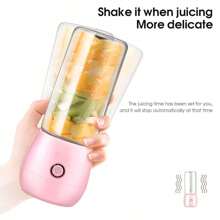 便携式果汁和蔬菜榨汁杯，小巧方便携带和随时使用；让身体随时吸收新鲜的维生素、水果和其他有益成分，是一份很棒的礼物 - 彩色 - 查看 13