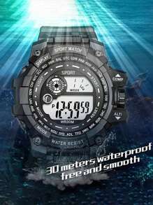 Multi-Function Electronic Alarm Watch, Teen And Youth Sports Electronic Watch With Alarm