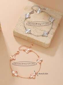 1pc Four-Leaf Clover Women's Bracelet, Daily Wear Lucky Charm, Christmas & Holiday Gift Valentines,Mom,Mother,Mother's Day,Gift