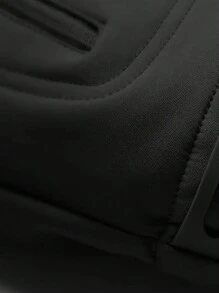 Military Soft Shell Jacket Men Tactical Windproof Waterproof Jackets Men's Army Combat Hooded Bomber Coats - Black - View 7