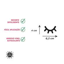 Kit 14 Dinosaur Stickers For Children's Rooms Stick Home - 紅色 - 查看 2