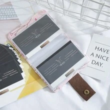 1 件 20 卡槽花卉帆布卡盒，女士多卡槽身份证夹，学生证，礼品卡钱包 - 彩色 - 查看 9