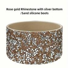 1 件硅胶杯盖图案杯底防撞保护盖，创新设计，使用方便，水钻硅胶杯盖冰王杯盖，运动水壶太空杯底盖，车载水杯硅胶盖，适合居家办公和户外旅行