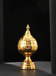 ALMAMARA 1pc, Gold Silver Incense Burner, Style, Iron Craft,For Rama Decorations ,Rama Decorations Kareem,Rama Decorations Mubarak,Rama Mubarak,Rama Al-Fitr,Suitable For Home Decoration, Office, Living Room, Living Room, Kitchen, Banquet Necessary Rama Gifts Birthday Graduation - Multicolor - View 13