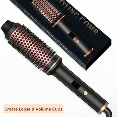 UKLISS Arricciacapelli elettrico multifunzionale con piastra in ceramica, strumento per acconciature, ferro arricciacapelli elettrico, regalo per la mamma, regalo di San Valentino, regalo per il fidanzato, regalo di San Valentino, rosa, carino, San Patrizio