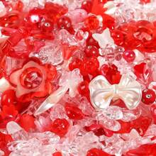 50 克/包 混合款式 混合颜色 亚克力散珠 适用于手链项链 珠宝制作用品 DIY 手工配件 - 隨機混款 - 查看 15