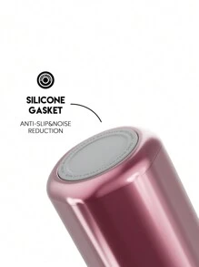 Meoky Bouteille d'eau isolée de 24 oz avec couvercle à double paille, 24 heures de froid, étanche, tasse isotherme en acier inoxydable, mug de voyage, bouteille d'eau de sport en acier inoxydable à double paroi pour l'extérieur, la salle de sport, les voyages et l'école - argent rose - Voir 9