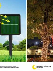 Solar Leds 10M OUTDOOR USE Christmas Outdoor Fixed And 8 Functions Waterproof String Lights - 布蘭科_LED_TY-10BF - 查看 9