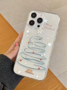 Apple Christmas Tree Phone Charger Head Protector Case - Multicolor - View 4