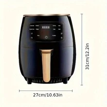 空气炸锅家用大容量炸薯条机多功能电炸锅新款美标家用直插空气炸锅110V - 美規B型插(110-127V) - 查看 7