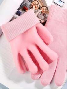 1 Pair Or Set Of Gel Hand Gloves & Foot Mask Leg Warmers, Soft Silicone Moisturizing & Nourishing Hand And Foot Care, Crack Prevention