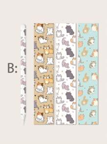 3pcs Cute Cartoon Animals Apple Pen Skin Stickers, Made Of High Quality Waterproof And Scratch-Resistant PVC Material Compatible With Apple Pen (Pencil2), Add Personalized Decoration And Protect The Surface Of The Apple Pen, Ready To Peel And Stick, 6.25x3.85 Inches