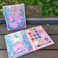 1 pieza Caja de Juego de Cosméticos para Niños Paleta de Sombras de Ojos Princesita Joyas de Vestir Juguetes de Maquillaje para Niños en Casa, Maquillaje Juguete, Juguetes de Niña, Cosméticos para Niños, Juegos de Maquillaje para Niños, Maquillaje para Niños, Juguetes para Niñas, Juegos de Maquillaje para Niños, Maquillaje para Niños, Maquillaje para Niños, Cuidado de la Piel para Niños, Kit de Maquillaje para Niñas