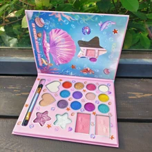 1 pieza Caja de Juego de Cosméticos para Niños Paleta de Sombras de Ojos Princesita Joyas de Vestir Juguetes de Maquillaje para Niños en Casa, Maquillaje Juguete, Juguetes de Niña, Cosméticos para Niños, Juegos de Maquillaje para Niños, Maquillaje para Niños, Juguetes para Niñas, Juegos de Maquillaje para Niños, Maquillaje para Niños, Maquillaje para Niños, Cuidado de la Piel para Niños, Kit de Maquillaje para Niñas