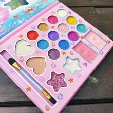 1 pieza Caja de Juego de Cosméticos para Niños Paleta de Sombras de Ojos Princesita Joyas de Vestir Juguetes de Maquillaje para Niños en Casa, Maquillaje Juguete, Juguetes de Niña, Cosméticos para Niños, Juegos de Maquillaje para Niños, Maquillaje para Niños, Juguetes para Niñas, Juegos de Maquillaje para Niños, Maquillaje para Niños, Maquillaje para Niños, Cuidado de la Piel para Niños, Kit de Maquillaje para Niñas