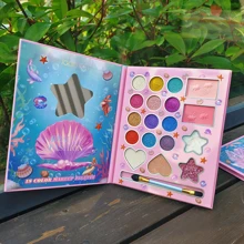1 pieza Caja de Juego de Cosméticos para Niños Paleta de Sombras de Ojos Princesita Joyas de Vestir Juguetes de Maquillaje para Niños en Casa, Maquillaje Juguete, Juguetes de Niña, Cosméticos para Niños, Juegos de Maquillaje para Niños, Maquillaje para Niños, Juguetes para Niñas, Juegos de Maquillaje para Niños, Maquillaje para Niños, Maquillaje para Niños, Cuidado de la Piel para Niños, Kit de Maquillaje para Niñas