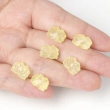 20 件 14x10 毫米彩色玻璃珠莲花珠适用于手链项链耳环 DIY 珠宝制作工艺配件 - Glass Beads - 查看 13