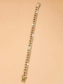 Tobillera con cadena cubana de rombos brillantes de 12 mm con colgante de mariposa pavé de circonitas completo - Joyería de tobillera de lujo con brillo para mujer - Estilo hip hop, ajustable, duradera y cómoda de llevar