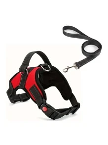 Dog Harness For Small, Medium, Large Dogs,Reflective No-Pull Dog Harness With Breathable Design And Handle