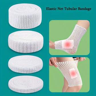 Soft, Resilient & Breathable Tubular Elastic Finger Joint Wrap, Stretchable Net Bandage Gym Accessories Sales Sports Tape