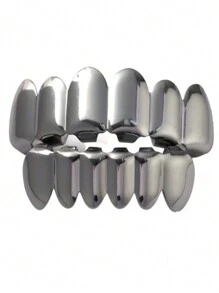 1 Bộ Phụ kiện răng vàng Hip Hop cổ điển, Unisex - Nhiều màu - Xem 11