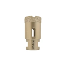 125 Type Angle Grinder M14 Thread Brazed Ceramic Tile Drilling Tool Drill Bit Hand Grinder Special Drilling Tool Marble Granite Pebble Quartz Stone Concrete Glass Stone Rhinestone Drilling Machine Set, Tool Accessories - Multicolor - View 13