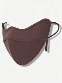 2 chiếc/1 chiếc Mặt nạ giữ ấm mùa thu đông thoáng khí cho nữ cực kỳ hấp dẫn cấp độ ngoài trời đi xe chống gió lạnh bảo vệ mặt bảo vệ mắt mặt nạ góc dày - màu đặc - Xem 10