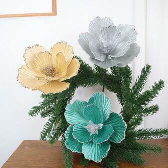 Christmas Flower Artificial Flowers Beautifully Crafted Exquisite Design