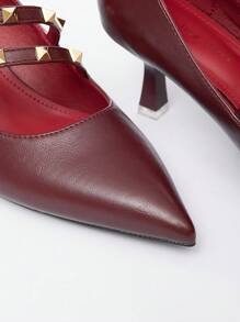 Plus Size Wide Fit Casual Fashion Mid Heel Pumps For Work And Daily Wear