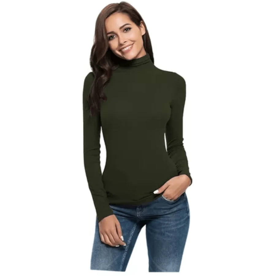 200 Blusas Térmicas Afelpadas De Cuello Alto  Para Tu Negocio - Multicolor - Ver 1