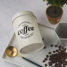 Tea Tin Can, Nordic Style Dried Fruit Snack, Milk Powder, Coffee Bean/Powder Airtight Storage Canister - Beige - View 5