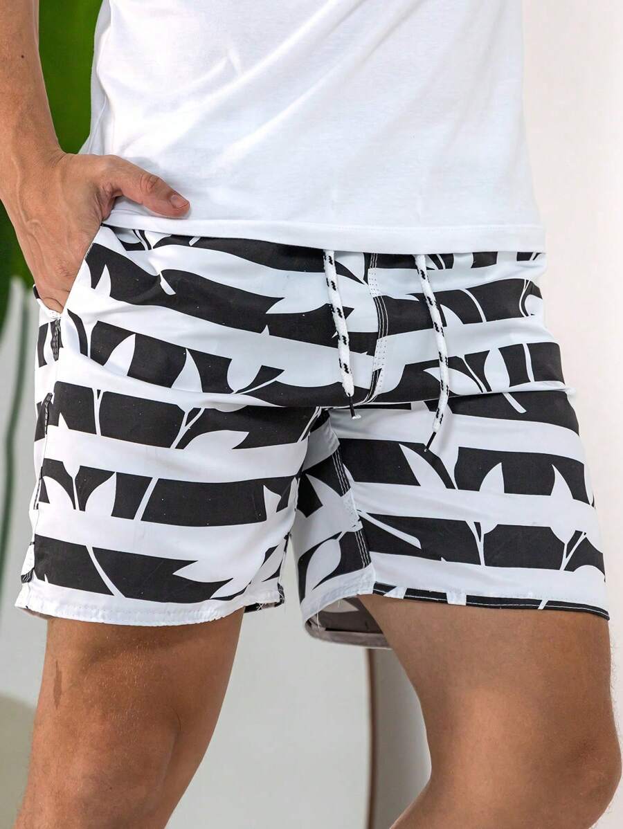 Short Tactel Grosso Masculino Mauricinho Adulto Surf Praia Piscina Secagem Rápida Academia Bermuda Verão - Preto - Visão 1