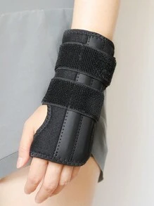 1 peça de pulseiras esportivas pequenas ajustáveis para mão esquerda ou direita com suporte de aço removível - fecho de , elástico e respirável, suporte estabilizador de pulso para tendinite, entorses, lesões esportivas, suporte para mão esquerda e direita, suporte profissional para pulso, tala, faixa para artrite, cinto para a síndrome do carpo, pulseiras de ginástica, acessórios