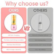 便携式果汁和蔬菜榨汁杯，小巧方便携带和随时使用；让身体随时吸收新鲜的维生素、水果和其他有益成分，是一份很棒的礼物 - 彩色 - 查看 12