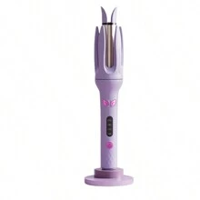 1pc Electric Automatic Hair Curler With 28mm Barrel, Rotating Curling Iron, 4 Temperature Modes, Anti-Scald Design, Loose Waves & Beachy Curls, Suitable For Hair Styling