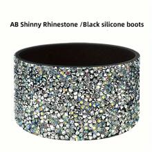 1 件硅胶杯盖图案杯底防撞保护盖，创新设计，使用方便，水钻硅胶杯盖冰王杯盖，运动水壶太空杯底盖，车载水杯硅胶盖，适合居家办公和户外旅行