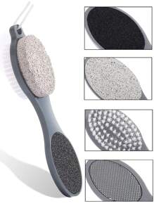 1PC Pilnik do stóp Pumeks Szczotka do usuwania martwego naskórka 4 w 1 Pilnik do stóp Narzędzie do szlifowania pedicure Kobiety Mężczyźni Narzędzie do pielęgnacji stóp na sucho i mokro