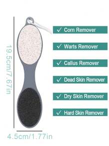 1PC Pilnik do stóp Pumeks Szczotka do usuwania martwego naskórka 4 w 1 Pilnik do stóp Narzędzie do szlifowania pedicure Kobiety Mężczyźni Narzędzie do pielęgnacji stóp na sucho i mokro