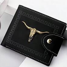 Ví nam thời trang và thanh lịch họa tiết đầu bò sẫm màu họa tiết chạm nổi hình con nai may mắn, ngắn có nhiều khe cắm thẻ, ví đựng tiền xu đa chức năng có khóa kéo, ví đựng thẻ cá nhân cho sinh viên, ví da thật cho nam, thích hợp làm quà tặng Ngày của cha, ngày lễ tình nhân, lễ tạ ơn, ngày của nhà giáo, sinh viên đại học, quà tặng sinh nhật cho anh em, quà tặng Giáng sinh, thích hợp cho mọi quý ông và quý bà, nhiều khe cắm thẻ, phong cách công sở giản dị, quà tặng sinh nhật, quà tặng tốt nghiệp, quà tặng Ngày của cha - nhiều màu - Xem 2