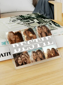 1 pièce Plaque acrylique personnalisée avec photo et texte personnalisé. Cadeau unique pour elle/lui, idéal pour la Saint-Valentin, la Fête des Mères, les anniversaires, les graduations, les mariages, la Fête des Pères. Pour la Saint-Valentin, pour la Fête des Mères, pour les anniversaires, pour la Fête des Enfants, pour la Fête des Pères, pour les graduations, pour les mariages, pour le réchaufement de maison, école, maison, bureau, personnalisé, unique, cadeaux idéaux pour lui, pour les anniversaires, pour la Saint-Valentin, pour la Fête des Mères, pour les mariages, pour le réchaufement de maison, Slow Summer Living