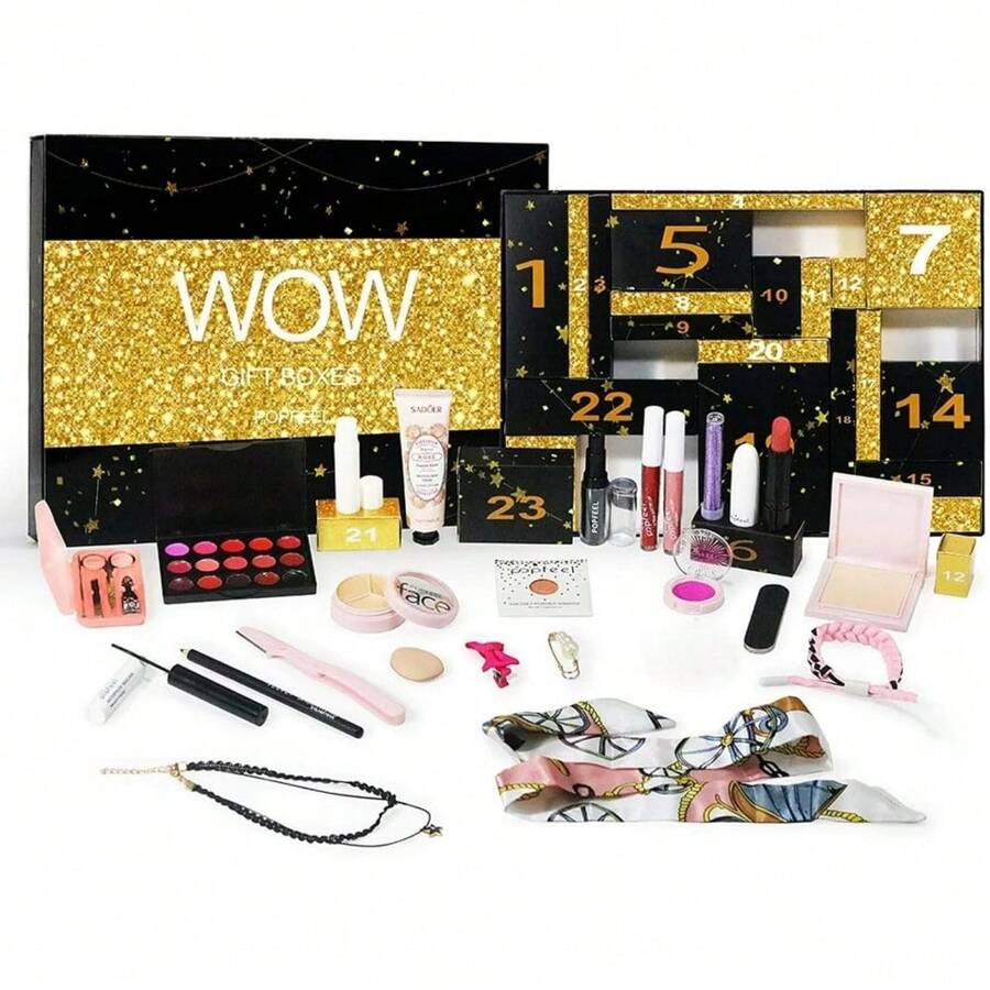 Makeup Advent Calendar 2024, Christmas Countdown Calendar, Makeup Gift