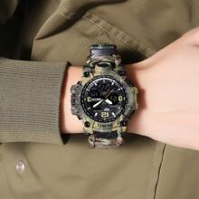 Skmei 1155B 模拟数字手表防水 50 夜光计时码表户外旅行探险 - 均碼 - 查看 9